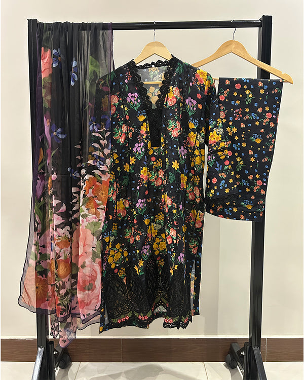 Maria.B Mprints 2025 Pure Lawn Collection - 7B