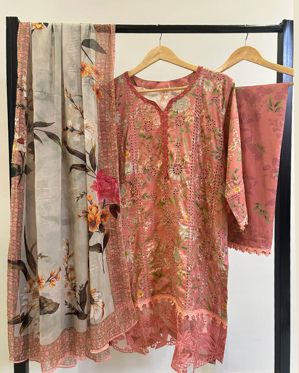 Maria.B Mprints 2025 Pure Lawn Collection - 8A