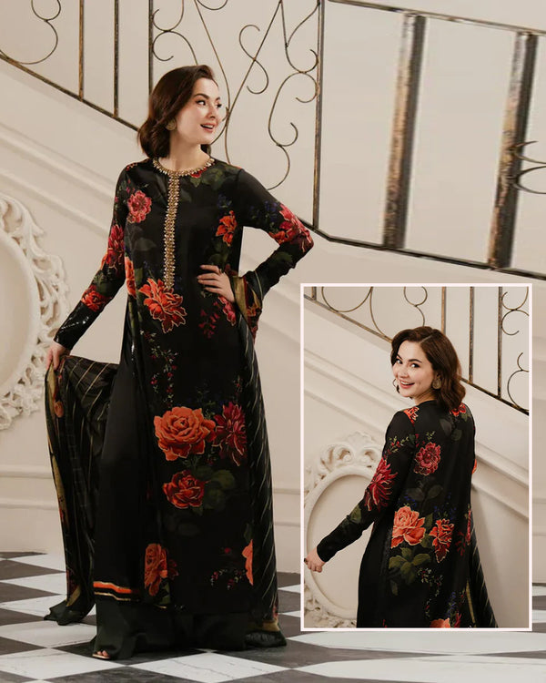 Lulusar Morich Silk Formal Wedding Collection -Black