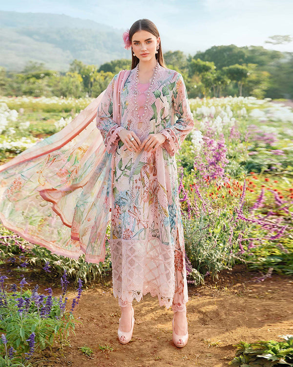 Maria.B Mprints 2025 Pure Lawn Collection - 2A