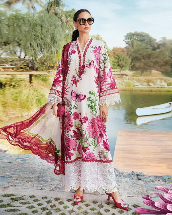 Maria.B Mprints 2025 Pure Lawn Collection -10 A