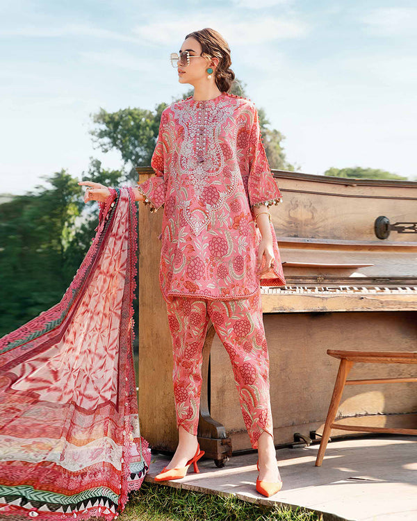 Maria.B Mprints 2025 Pure Lawn Collection - 13A