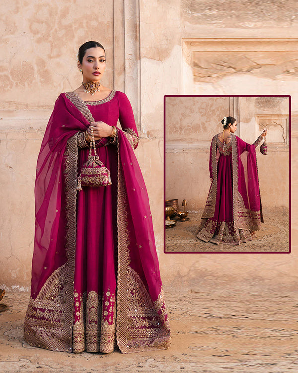 Faiza Saqlain Luxury Formals Wedding&nbsp; Maaxi Chiffon - Pink